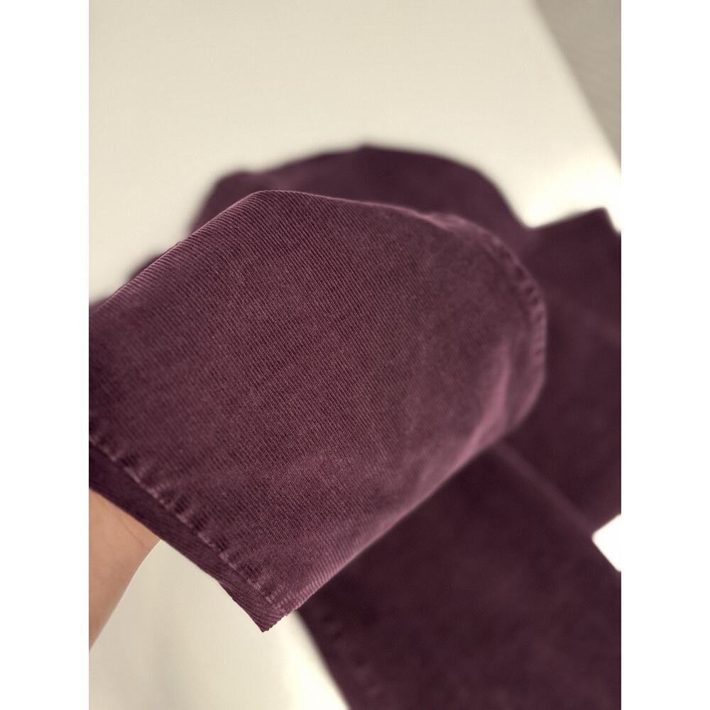 St Johns Bay Bootcut Corduroy Pants Maroon Womens 6 Stretch - Picture 5 of 6